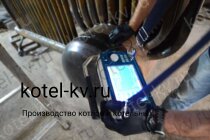 Проверка сварных швов барабанного парового котла е 1-9 неразрушающим контролем